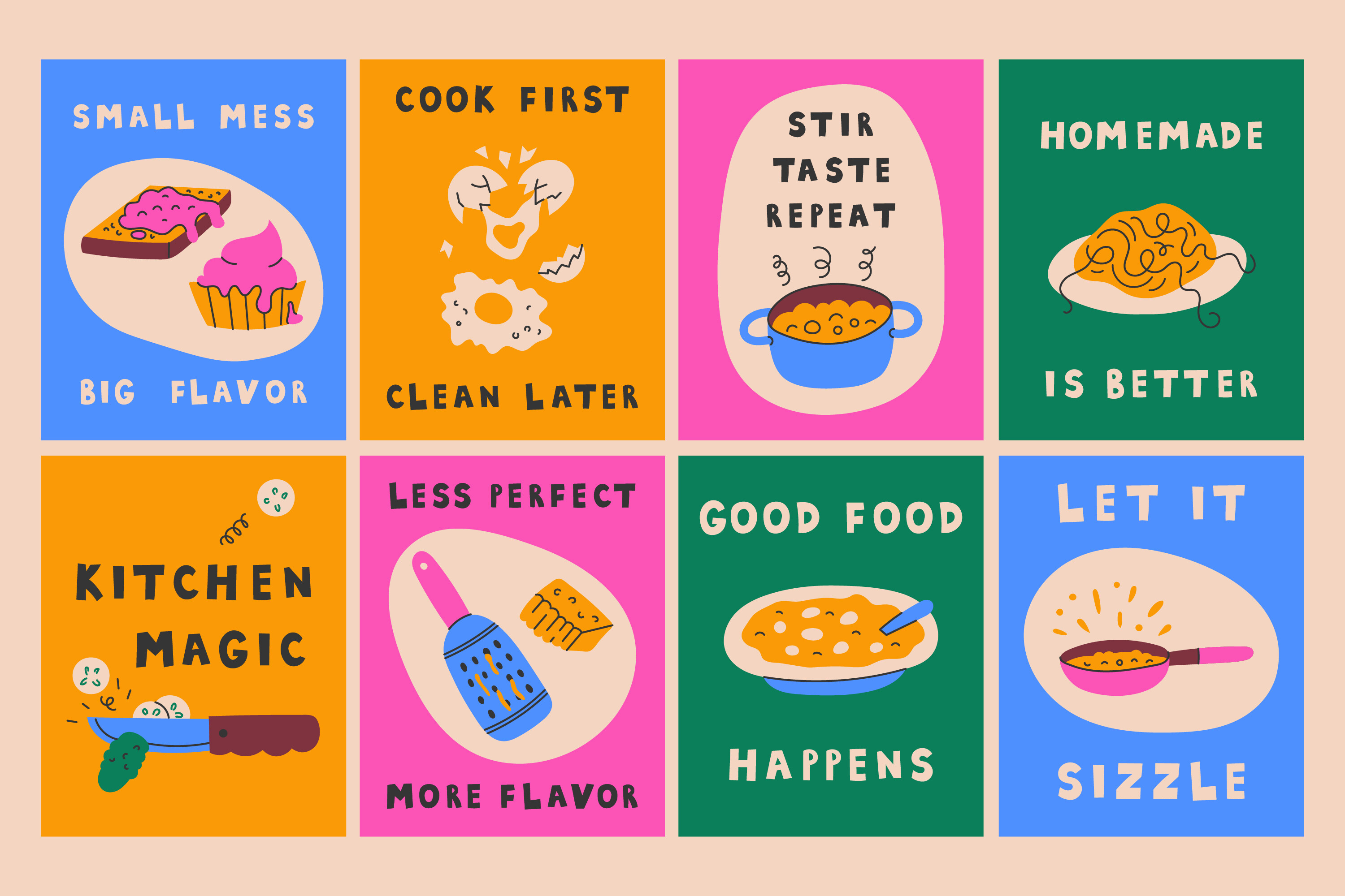 Cooking Quote Posters