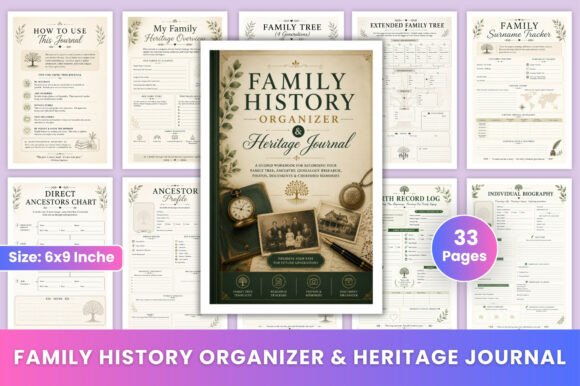 Family History Organizer & Heritage