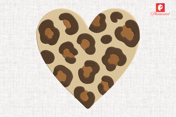 Leopard Print Heart