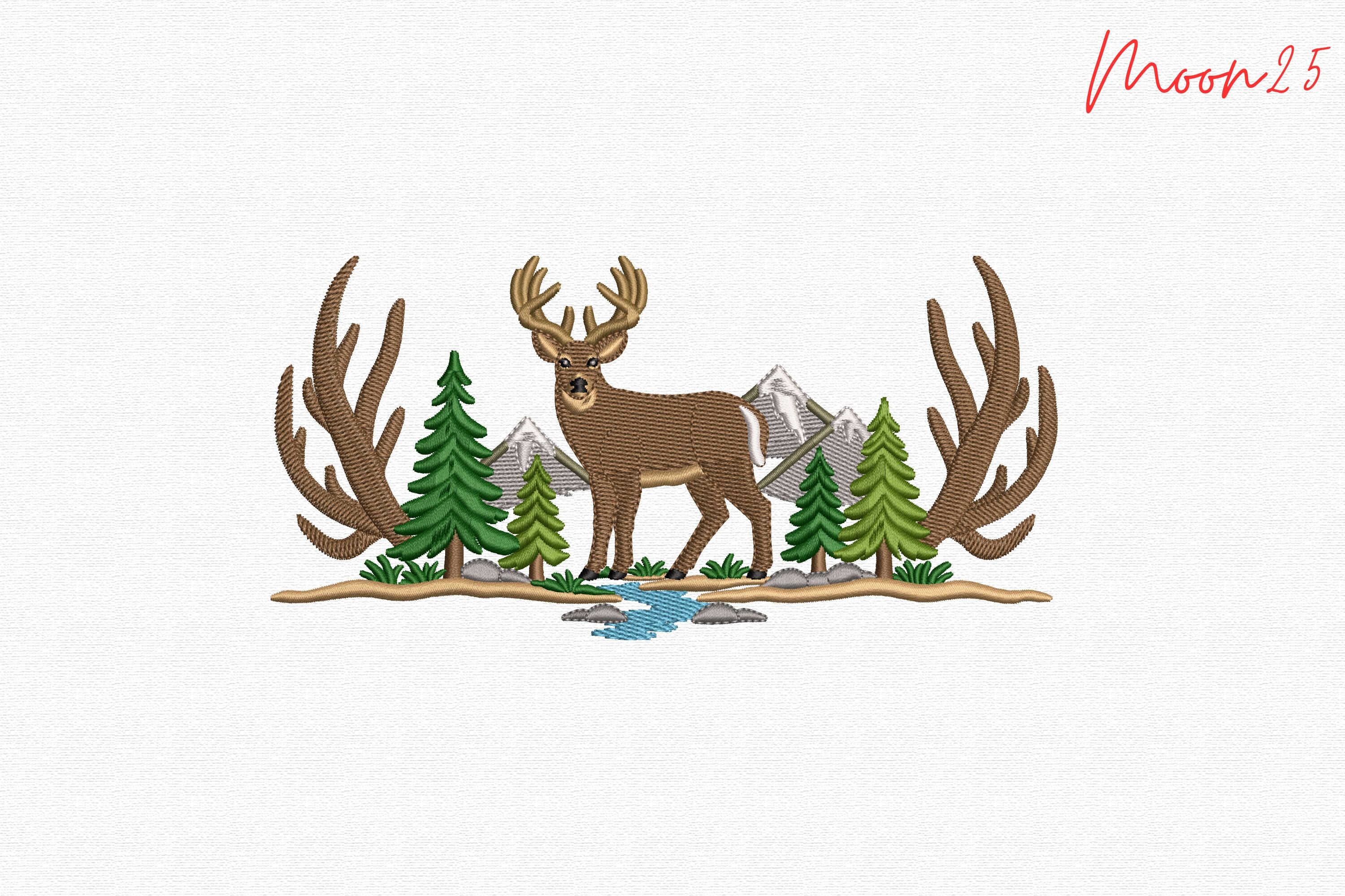 Majestic Deer Forest