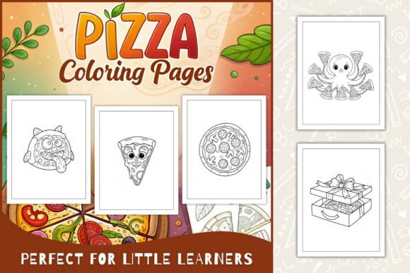 Pizza Coloring Pages for Kids
