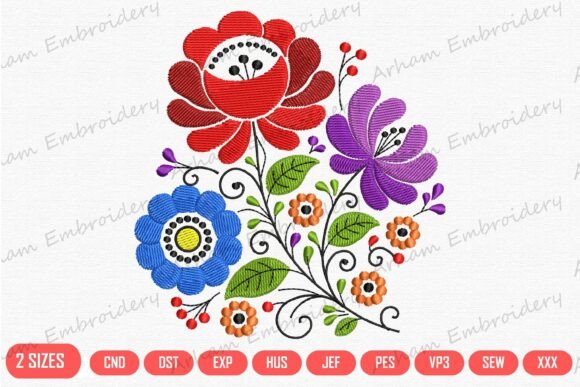 Scandinavian Folk Flower