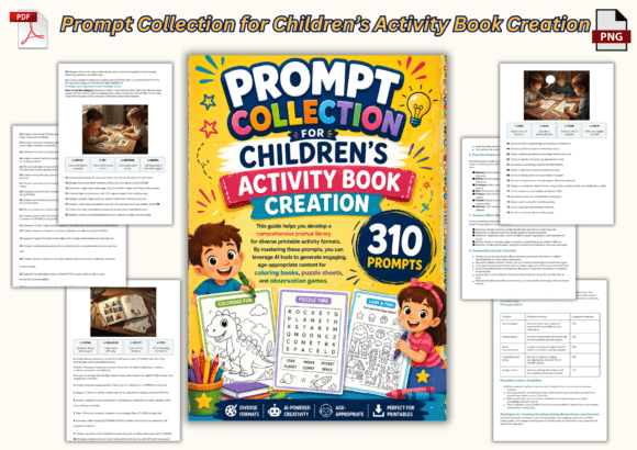 300+ AI Prompts to Create Printables