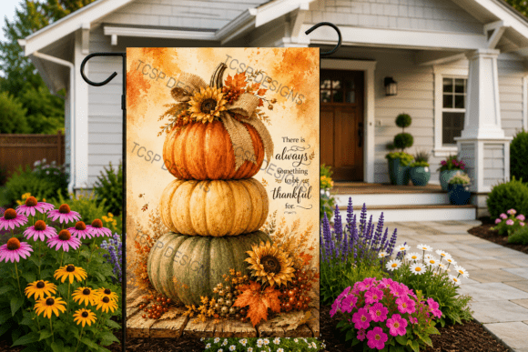 Always Something Fall Garden Flag