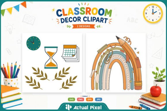 Classroom Decor Clipart