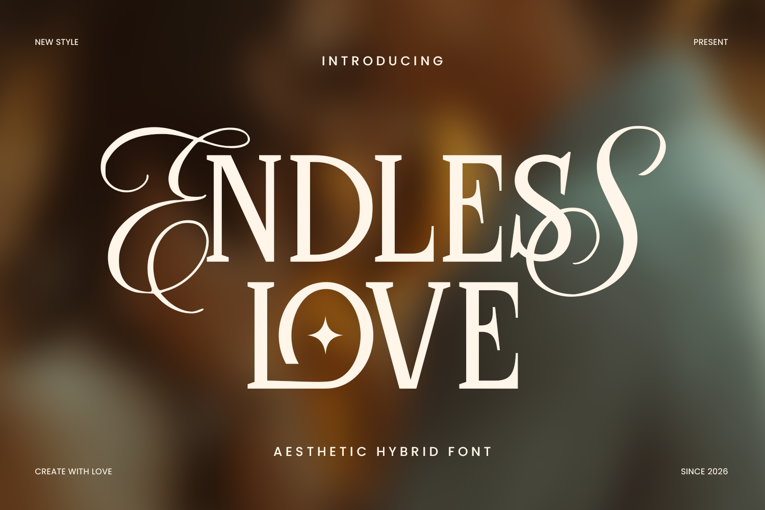 Endless Love preview, romantic swash script