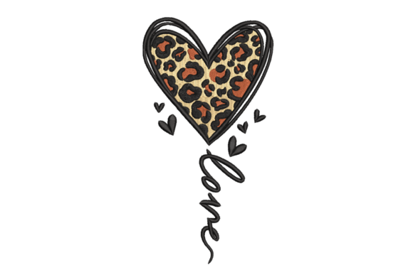 Leopard Print Heart