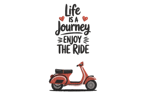Life is a Journey – Vintage Scooter