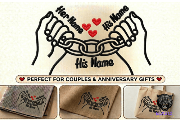 Personalized Linked Chain Hands