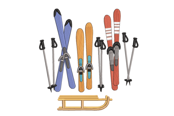 Ski Equipment & Sled – Winter Sports