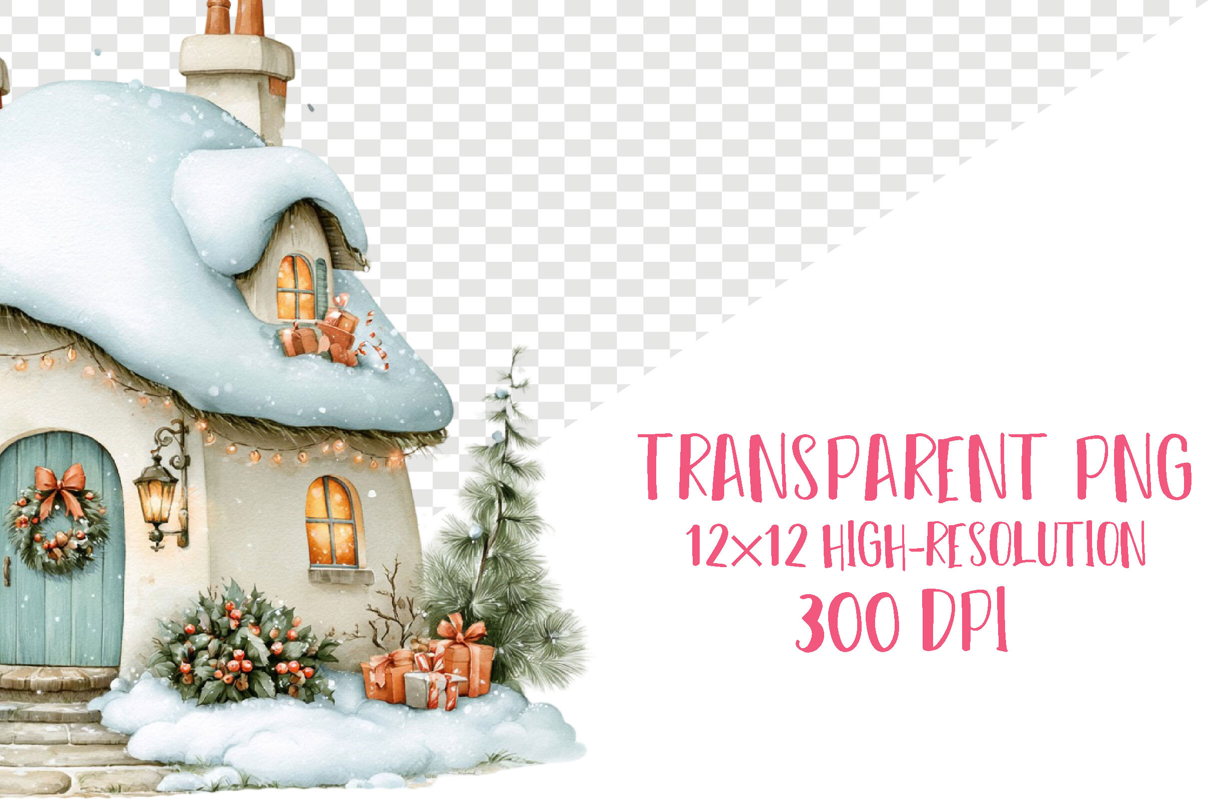 Whimsical Christmas Clipart Bundle PNG - photo 2