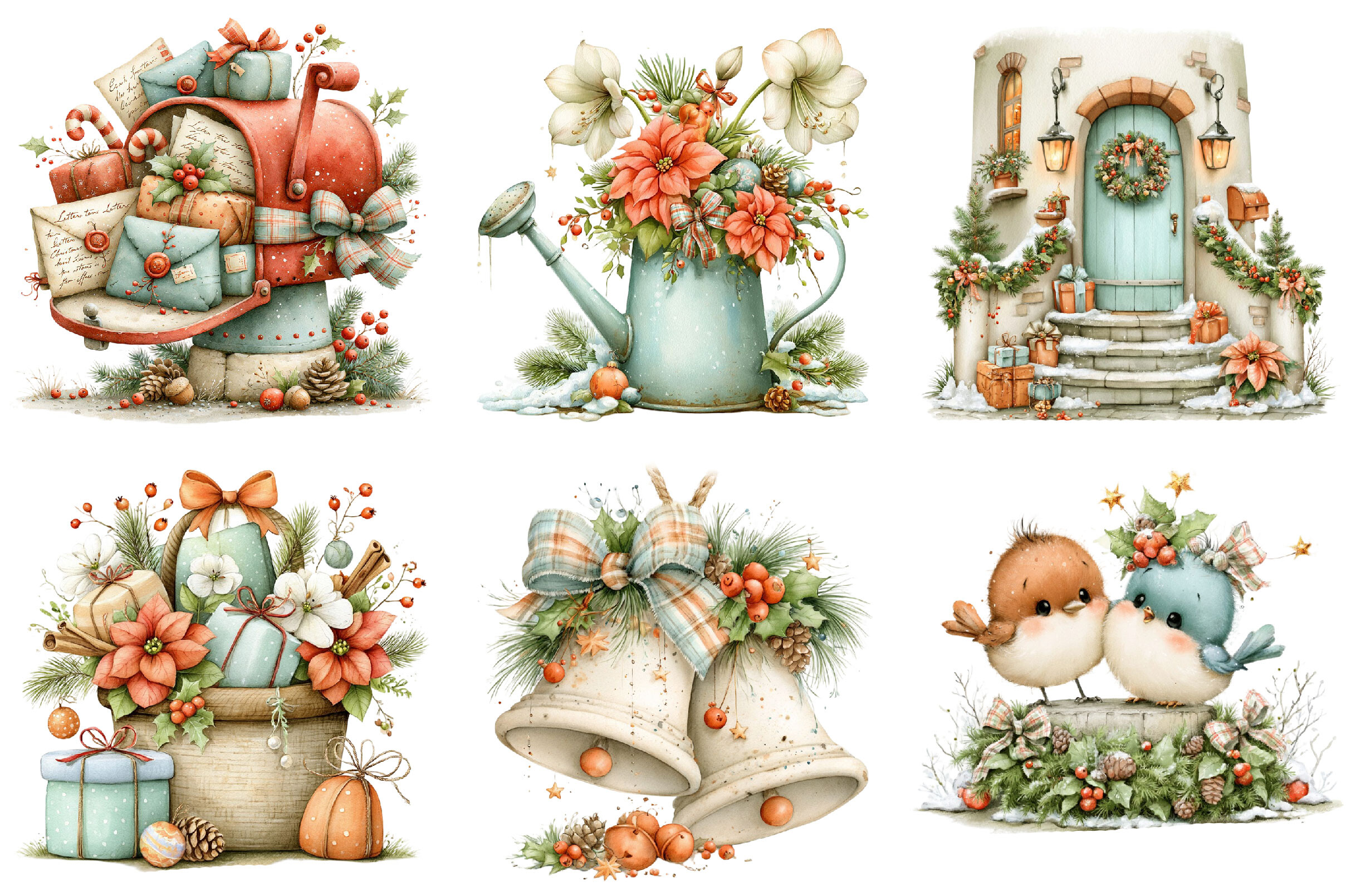 Whimsical Christmas Clipart Bundle PNG - photo 4