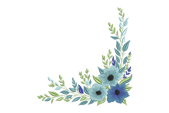 Blue Flower Corner