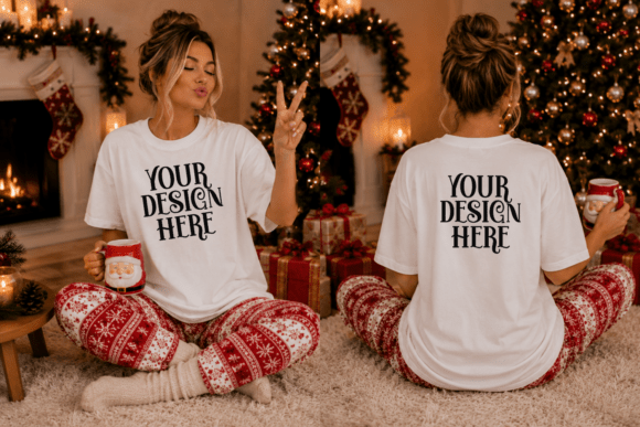 CC1717 Christmas Front and Back Mockup