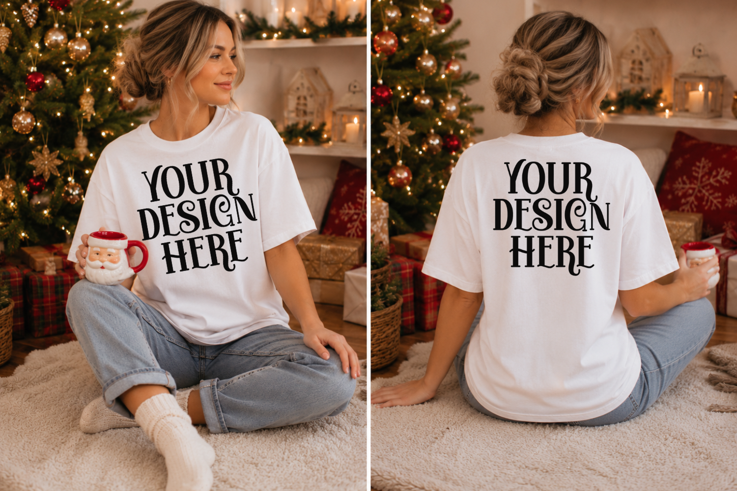 CC1717 Christmas Front and Back Mockup