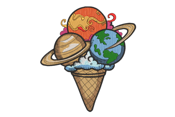 Galactic Planets Ice Cream