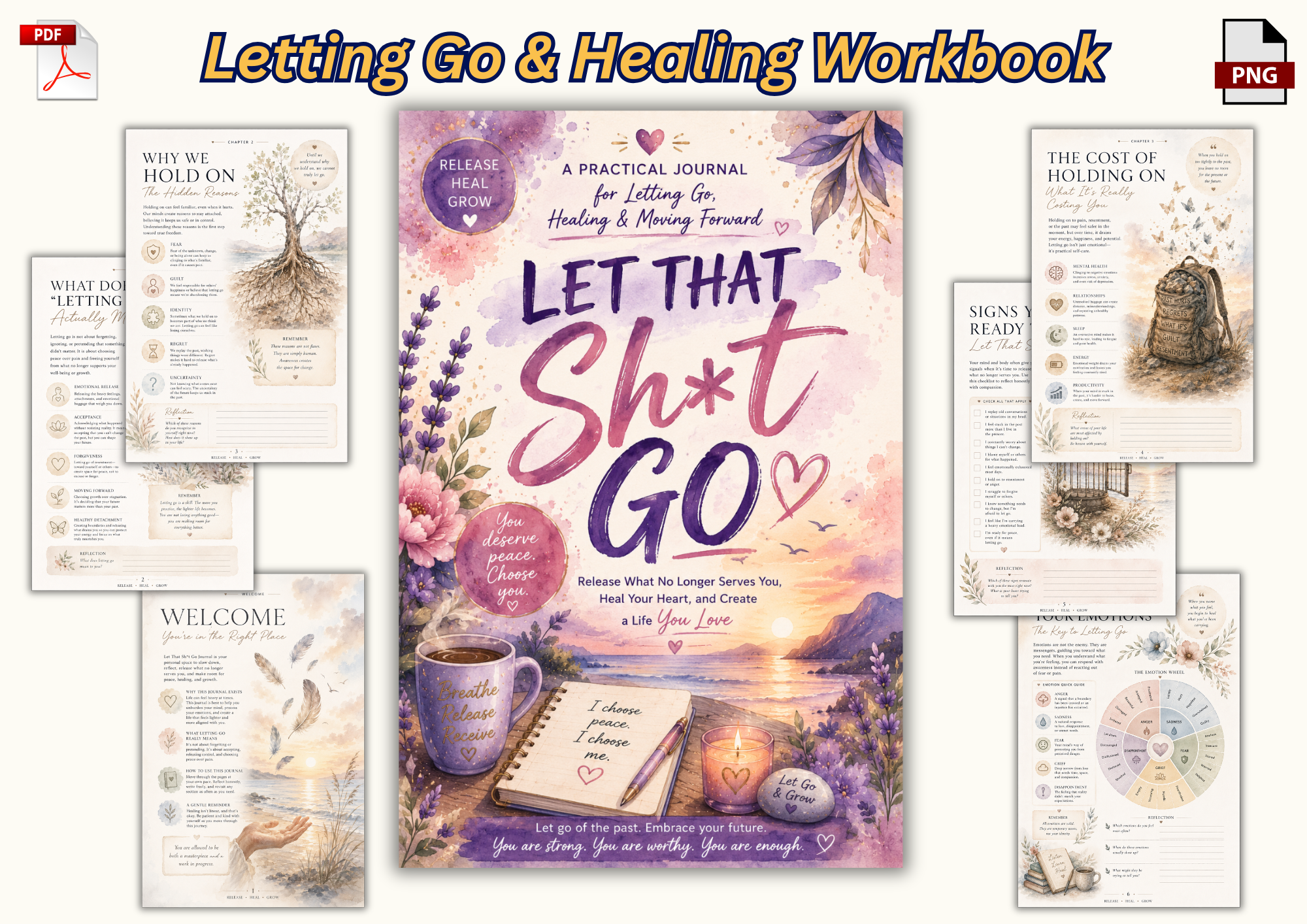 Letting Go & Healing Workbook