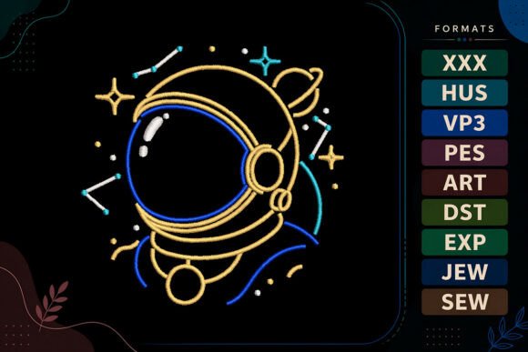 Minimalist Astronaut Space