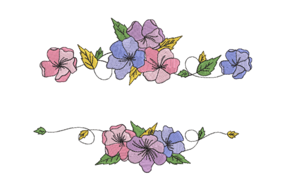 Pink & Purple Floral Banner