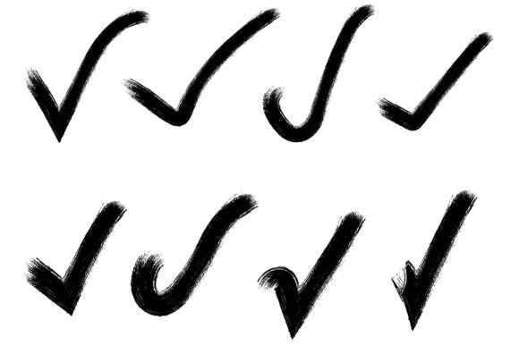 Rough Dry Brush Stroke Vector Pack