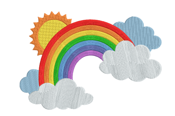 Sunny Rainbow & Clouds