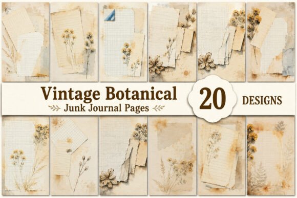 Vintage Botanical Junk Journal