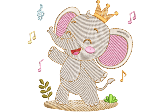 Baby Musical Elephant Design