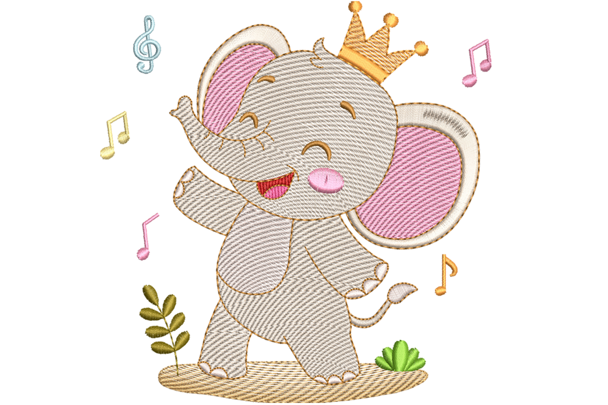 Baby Musical Elephant Design