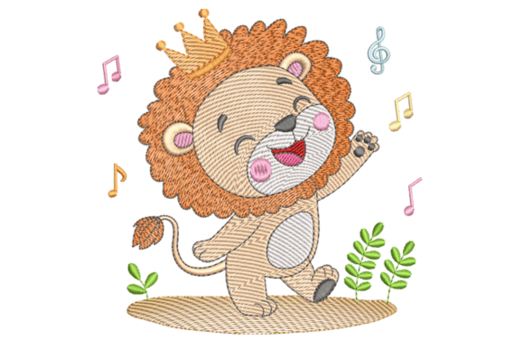 Baby Musical Lion Design