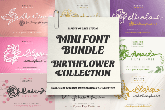 Birthflower Mini Fonts