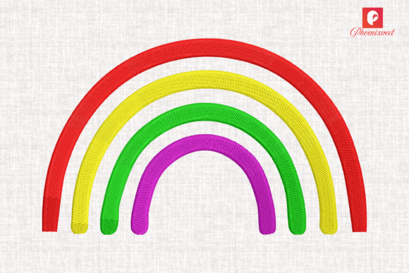 Boho Minimalist Rainbow