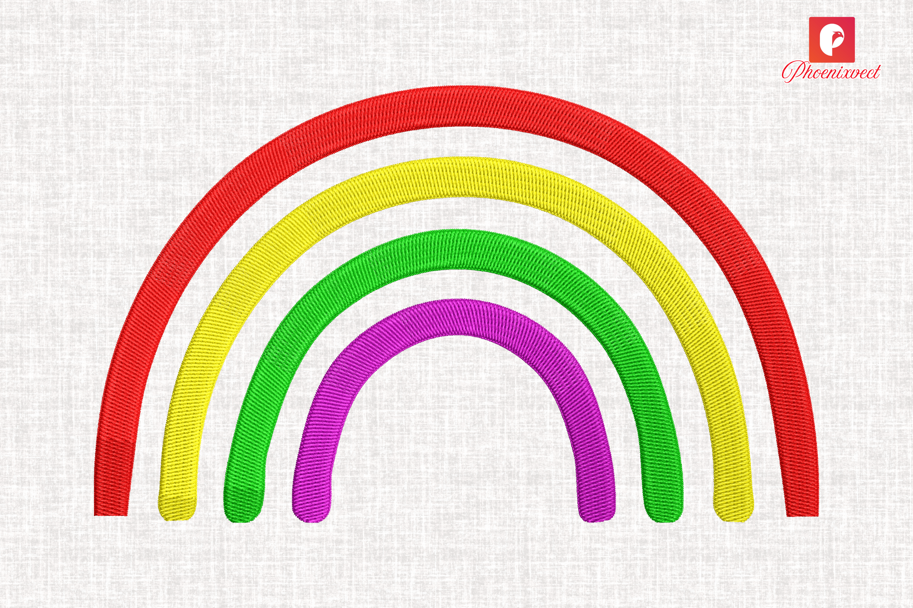 Boho Minimalist Rainbow
