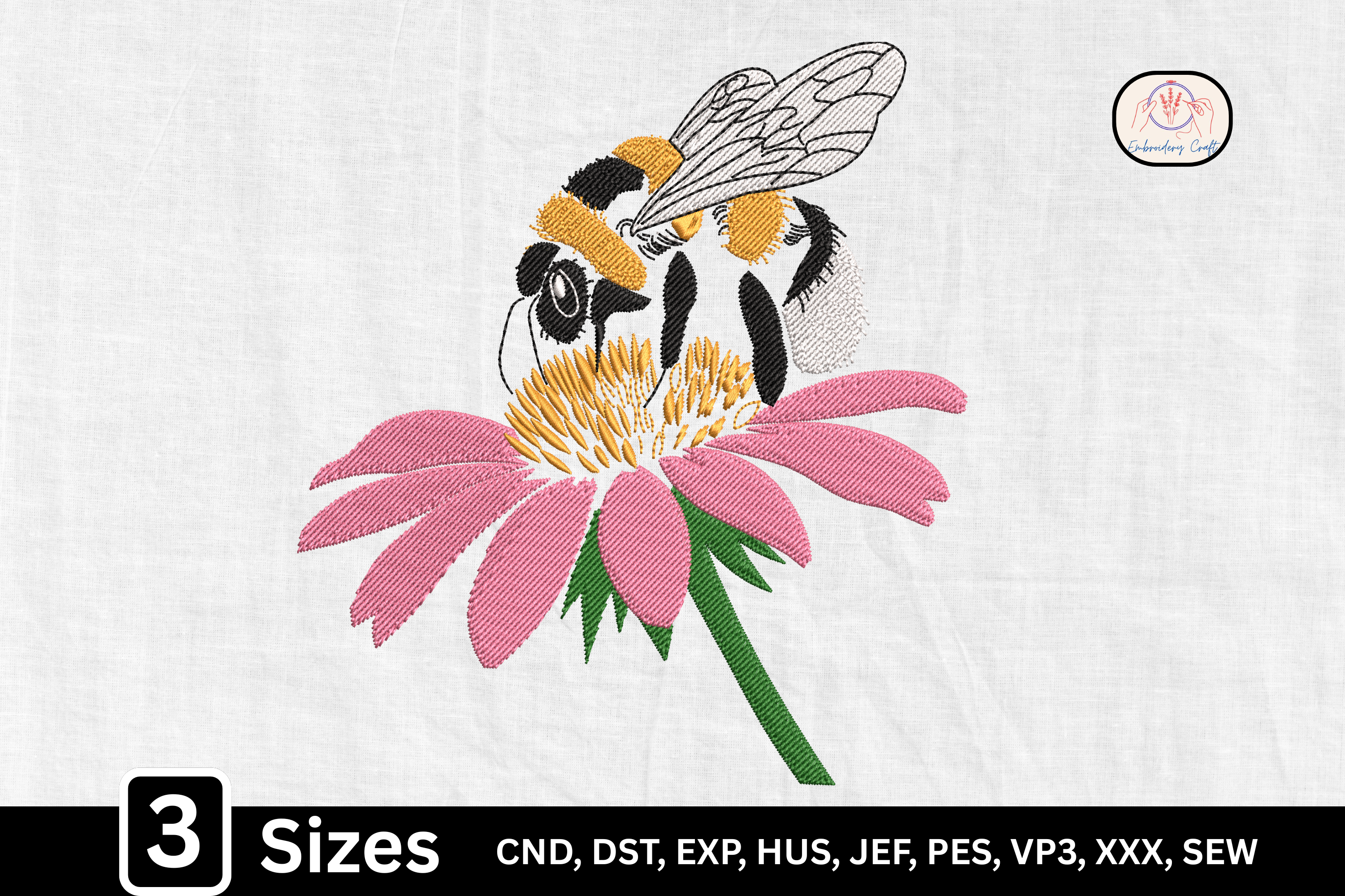 Coneflower Bumble Bee