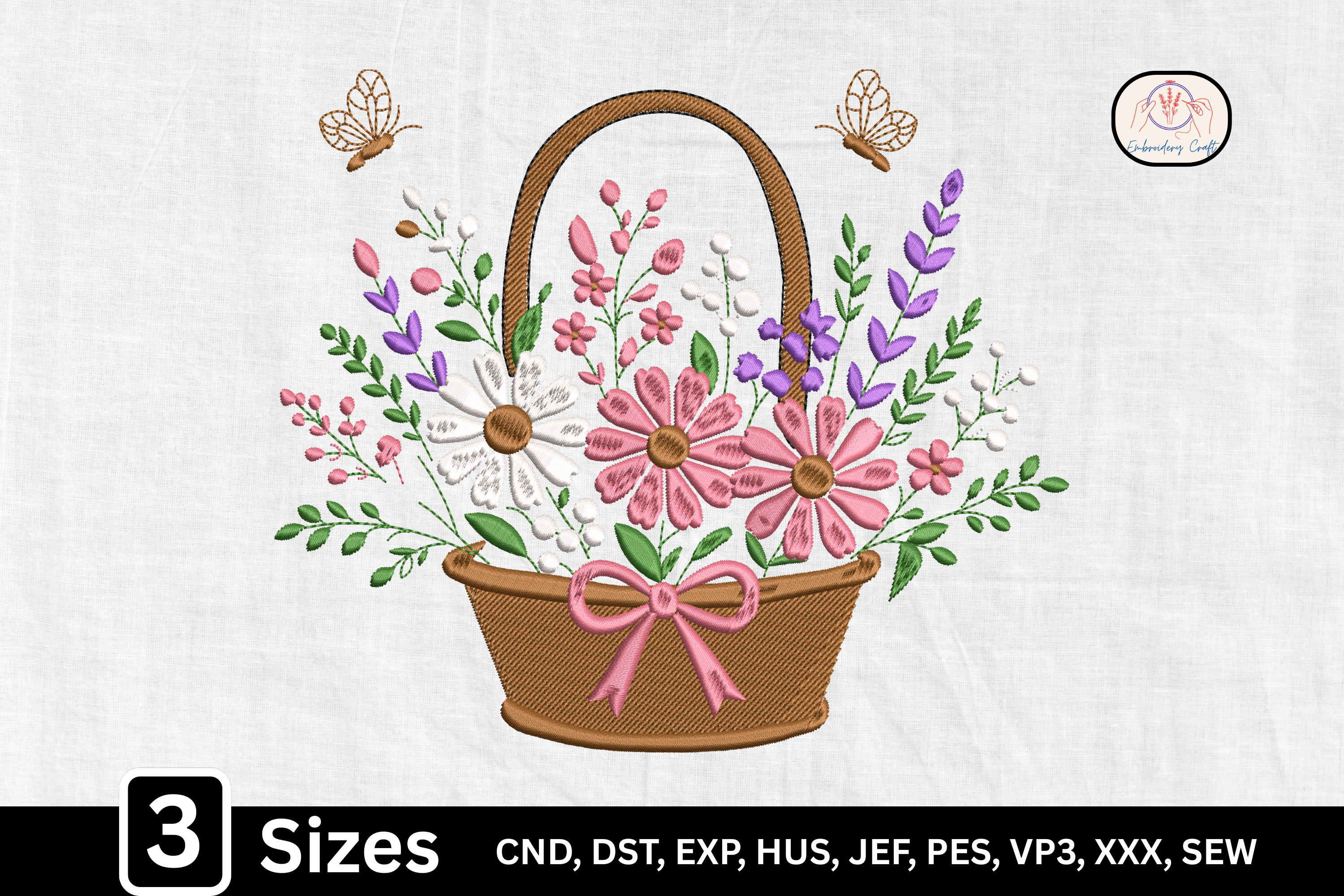 Cottage Garden Wildflower Basket