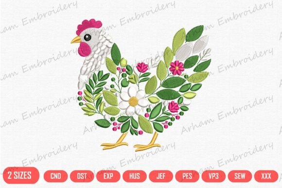 Floral Chicken