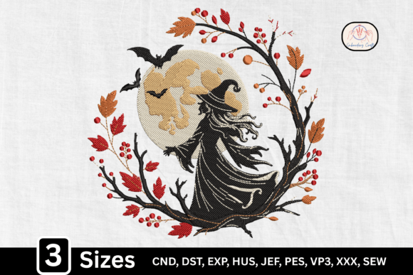 Halloween Moon Witch