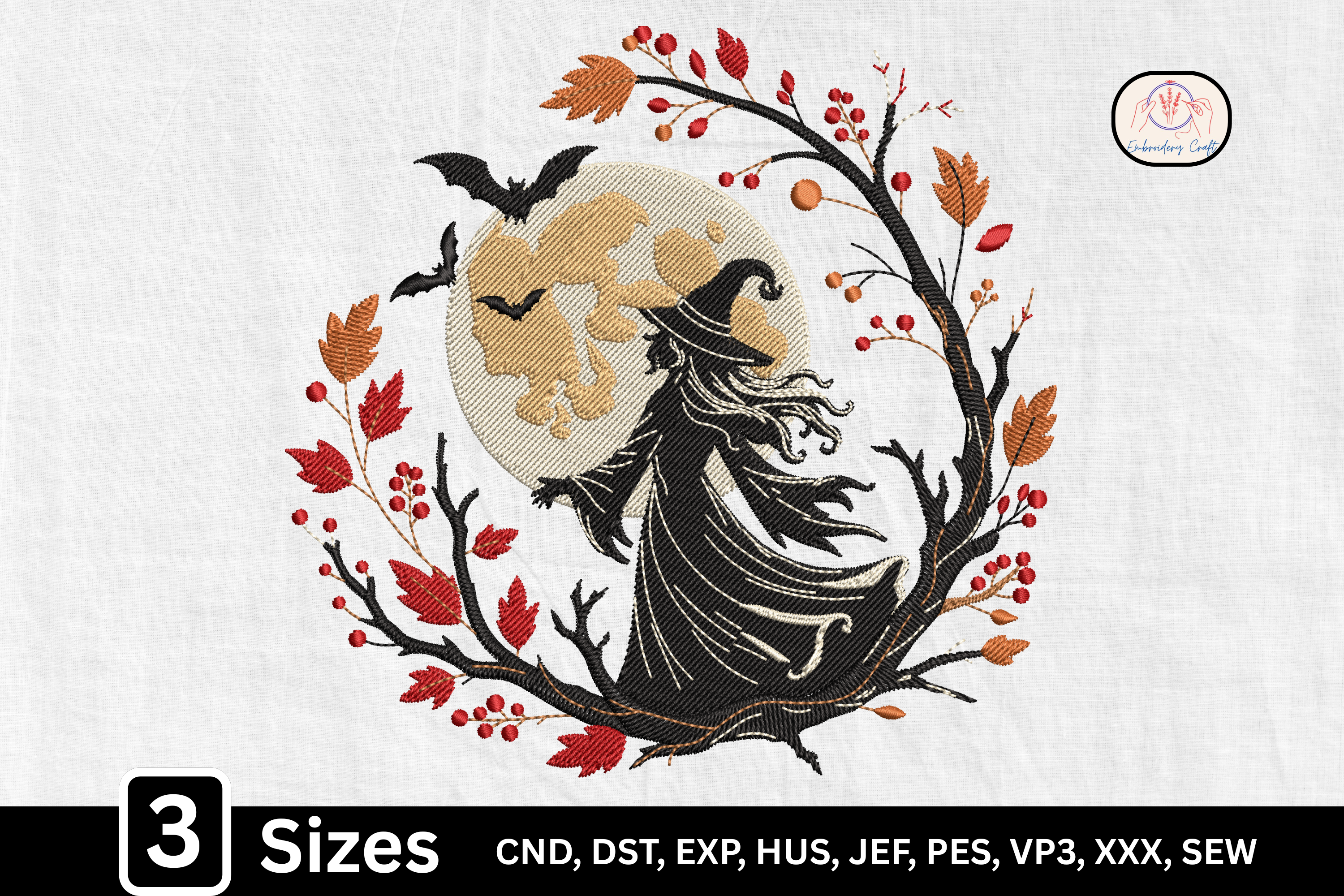 Halloween Moon Witch