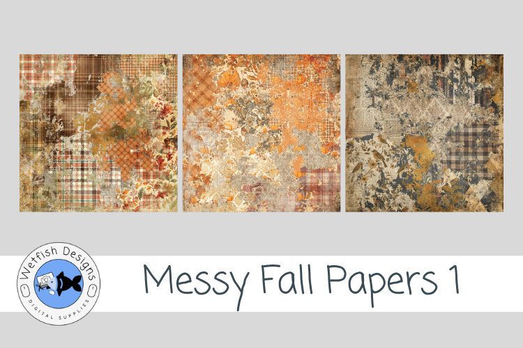Messy Fall Papers 1
