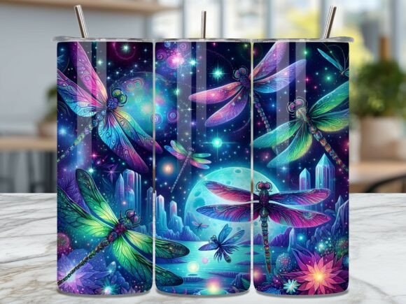 Mystic Dragonfly 20oz Tumbler Wrap