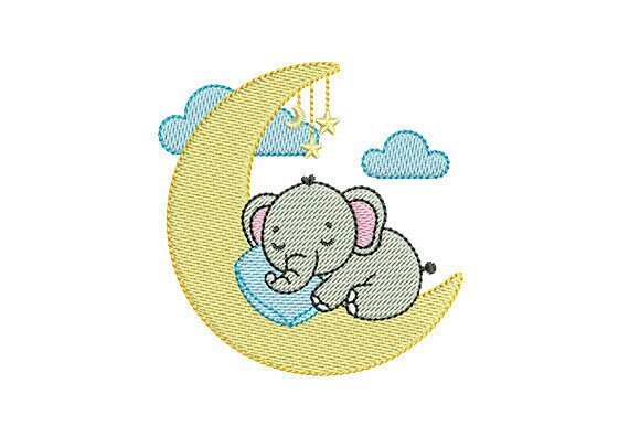 Sleeping Baby Elephant