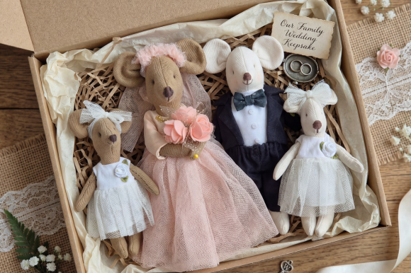 π Wedding Mouse Family Sewing Pattern