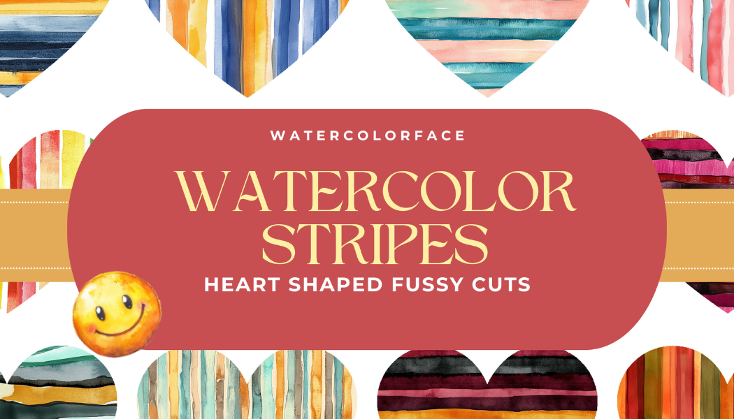 12 Watercolor Rainbow Hearts PDF