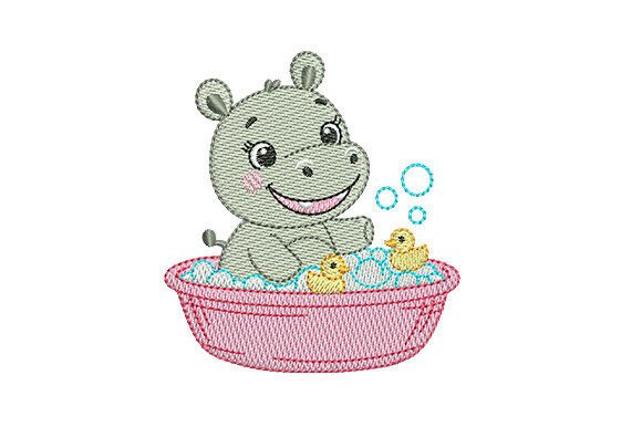 Baby Hippo Bath