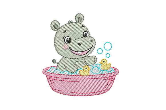 Baby Hippo Bath