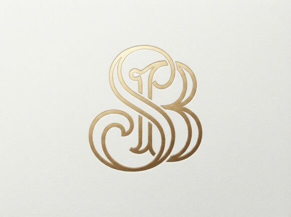 Bold SB Interlocked Monogram Logo