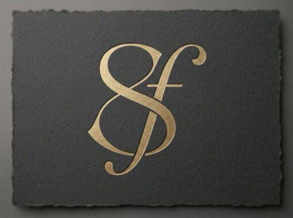 Contemporary SF Interwoven Monogram Logo