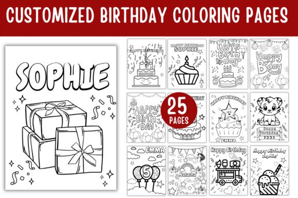Birthday Coloring Pages