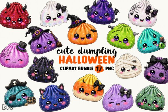 Cute Halloween Kawaii Dumpling Bundle
