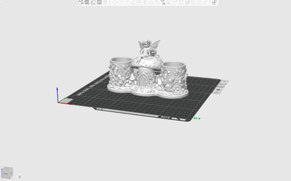 Fairy Mushroom Double Planter STL | 3D Printable Succulent Pot - Image 2
