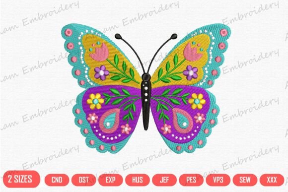 Folk Art Butterfly